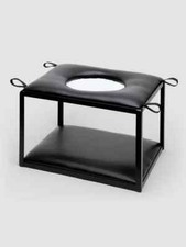 Exclusive Bondage Queening Chair Face Sitting Chair Oral Black FURNITURE