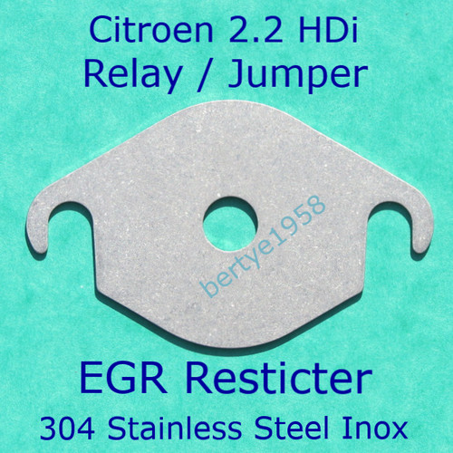 Egr valve restricter plate - valve,