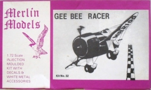 Merlin gee bee racer - 1/72,