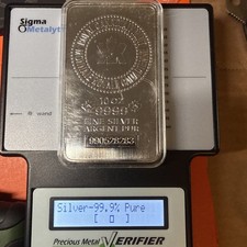 10oz Fine Silver Bar Royal