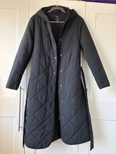 WOMENS LONG QUILTED PADDED