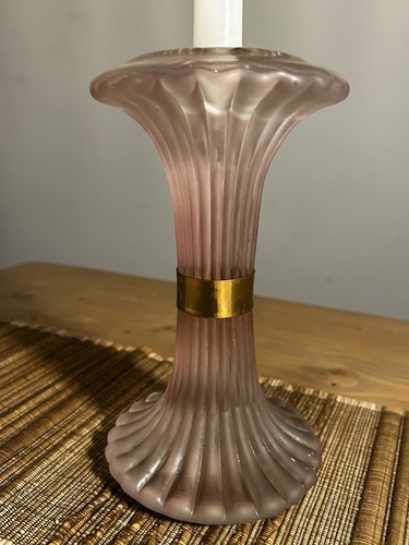 Vintage art deco heavy frosted - vintage,