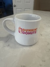 Dunkin Donuts Diner Mug Heavy