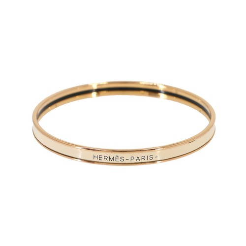 Hermes uni enamel bangle - uni,