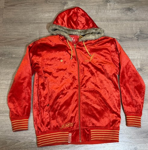 Vintage red gold velvet faux - vintage,