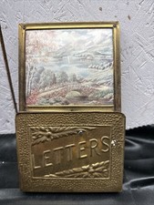 Vintage Brass Letter Holder