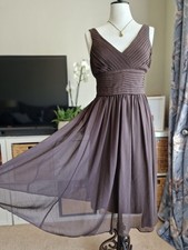 Linea Chocolate Brown Chiffon