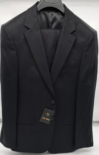 Black linen suit for men - linen,