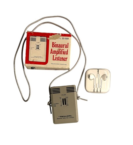Vintage realistic binaural - vintage,