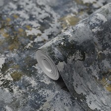 GoodHome Nivosa Teal Concrete