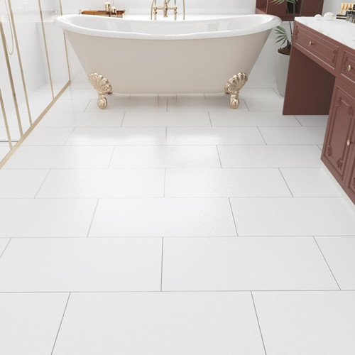 White peel and stick - stick, floor