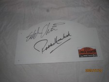 paddy hopkirk signed /edd china signed london brighton mini run