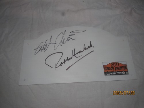 Paddy hopkirk signed edd - paddy,