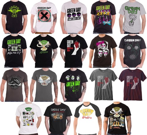 Official green day shirt - green,
