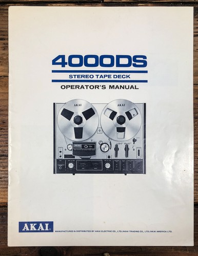 Akai model 4000ds reel - akai, to