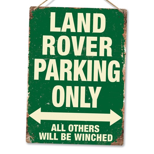 Metal wall sign land rover - wall,