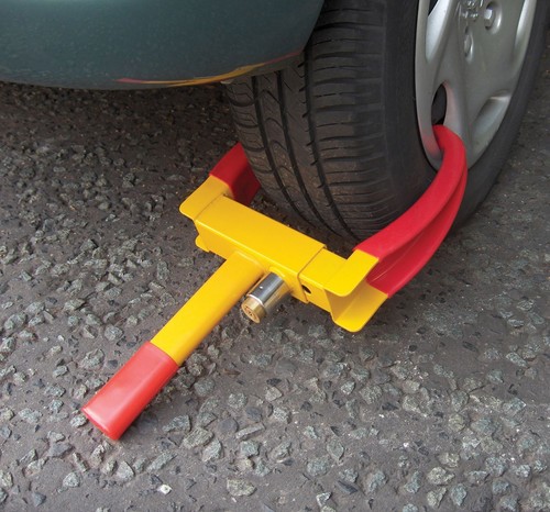 Wheel clamp lock - clamp, rover