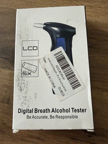 Digital breath alcohol - breath, tester