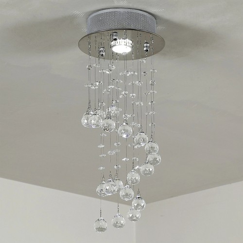 Homcom crystal ceiling - homcom, light