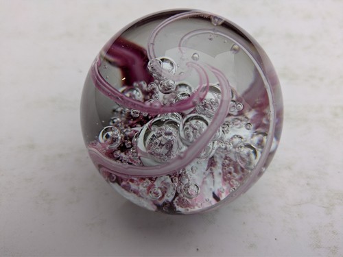 Langham paperweight pink and - langham,
