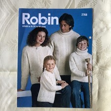 Robin knitting pattern 2768