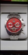 Rare Andre Belfort Galactique Steel Red Mens Watch