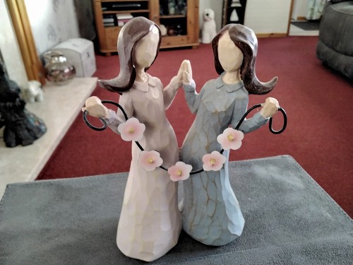 Girls with flowers - with,