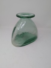 Green Glass Large Vase