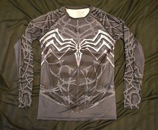 Cody Lundin Shirt Men XXL Compression Base Layer Marvel Venom Superhero Adult