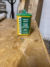 Vintage GREENHAM 6v DRY CELL