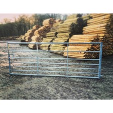 Silver Galvanised Metal Field Farm Gate Equestrian Entrance Safety Fences 3-12ft