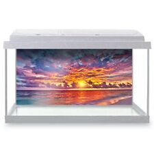 Fish Tank Background 90x45cm - Maldives Sunset Beach Paradise  #21831