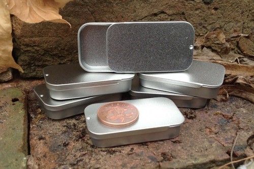 Rectangle metal tin sliding - metal,