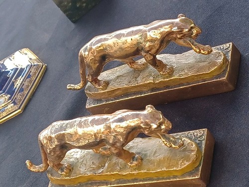 Paul herzel pair bronze - herzel,