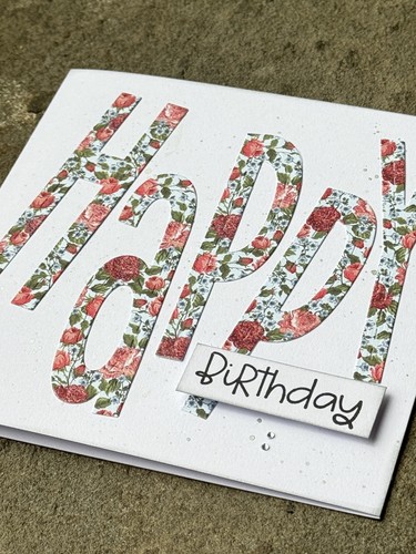 Handmade birthday card - birthday,