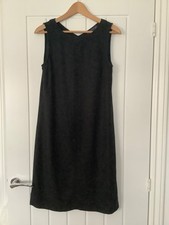 Marks & Spencer Black Linen Dress in Size 8