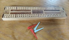 Cribbage Board Vintage  Inlaid