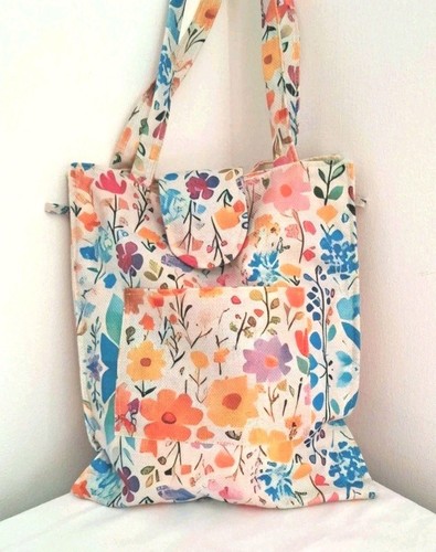 Handmade canvas flowery - handmade,
