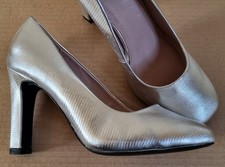 NEXT Silver Real Leather Court