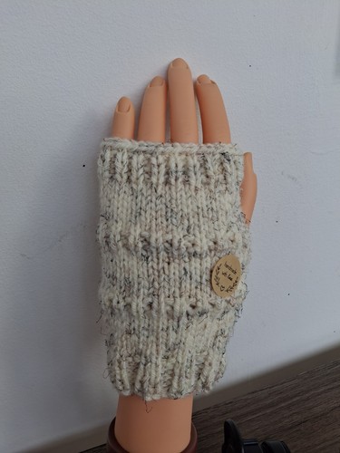 Handmade unisex cream speckled - unisex,