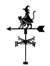 NEW  METAL  WITCH riding a CAT