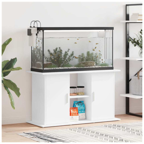 Aquarium stand white - aquarium,