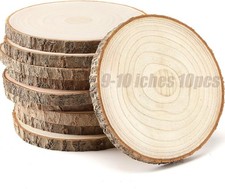 25CM Natural Wood Log Slices