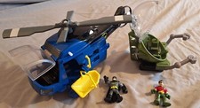 Fisher-Price Imaginext Batman Helicopter Set, Includes Batman & Robin Figure