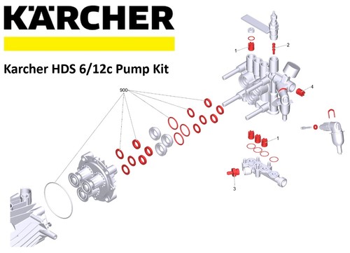 Karcher hds pump kit - pump,