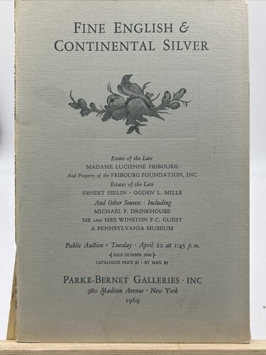 Parke bernet catalog madame - parke-bernet,