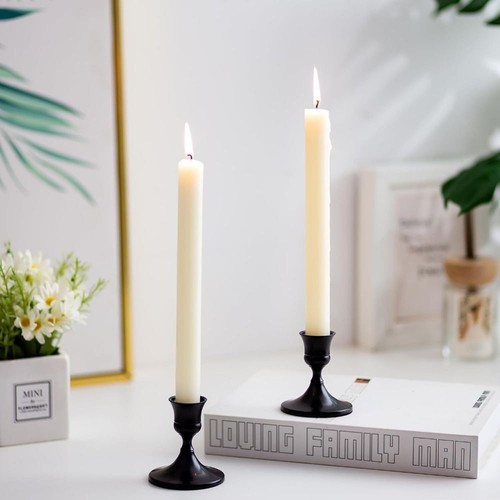 2pcs metal candlestick - candlestick, holder