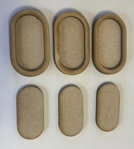 50mm 25mm single oval - 9x, x