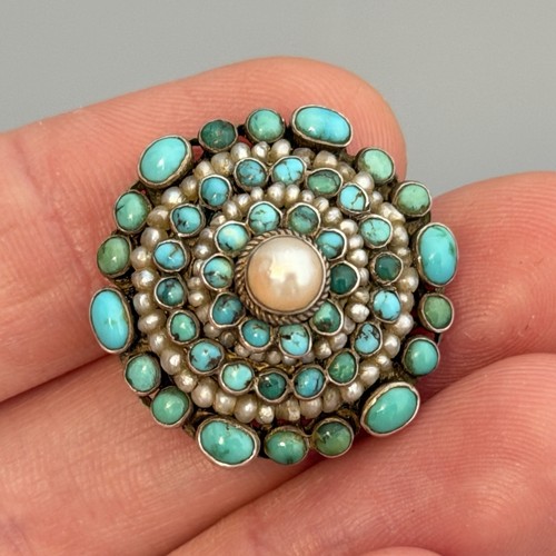 Antique solid silver austro - silver,