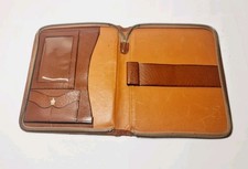 Vintage Greatrex Brown Real Leather Writing Case Organiser Stationery - England